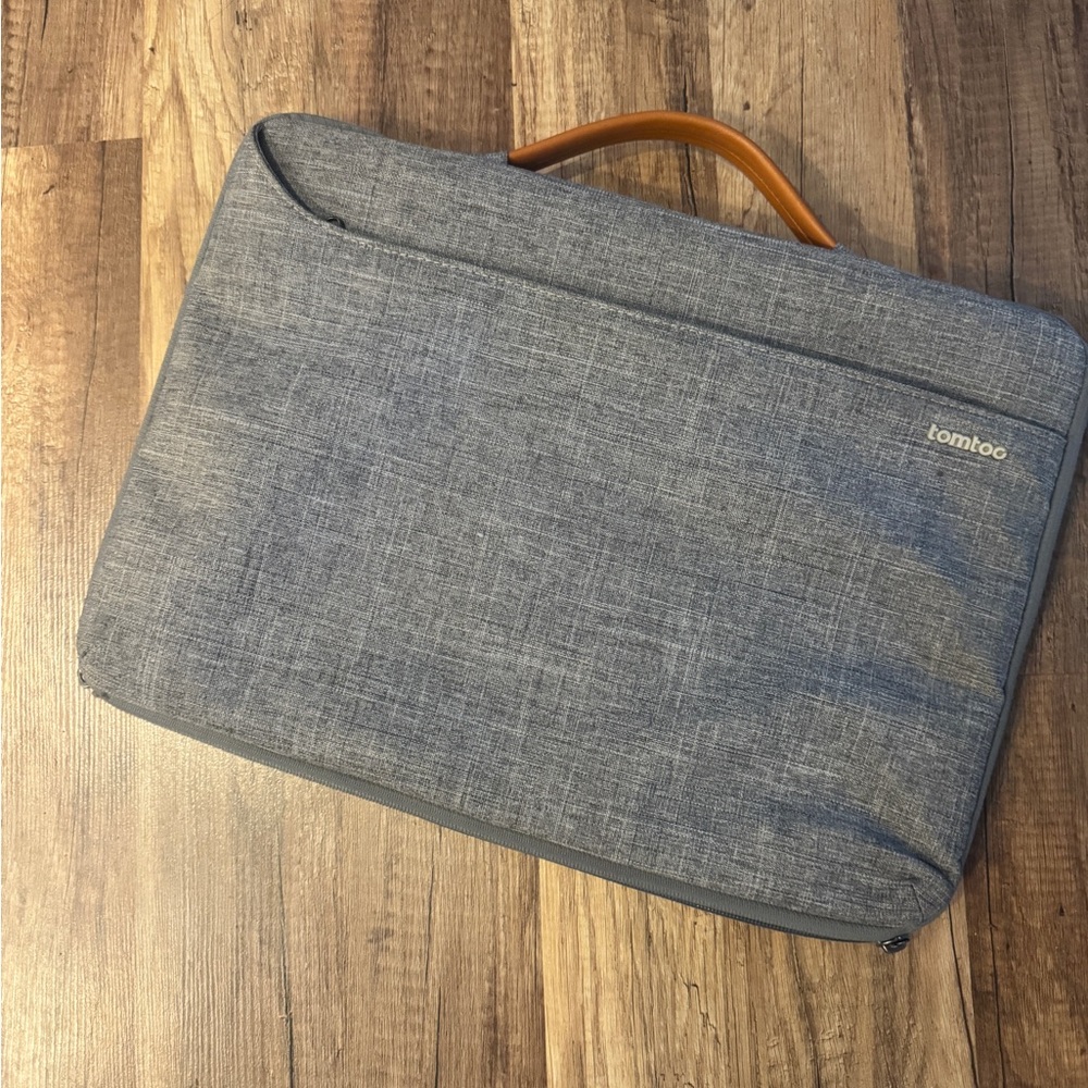 Gray Laptop Bag